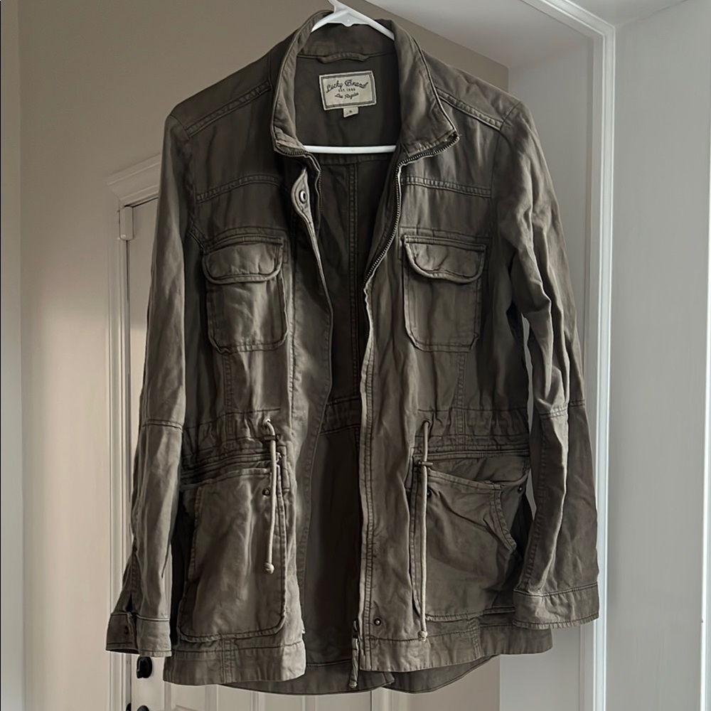Lucky Brand Green Military Field Jacket